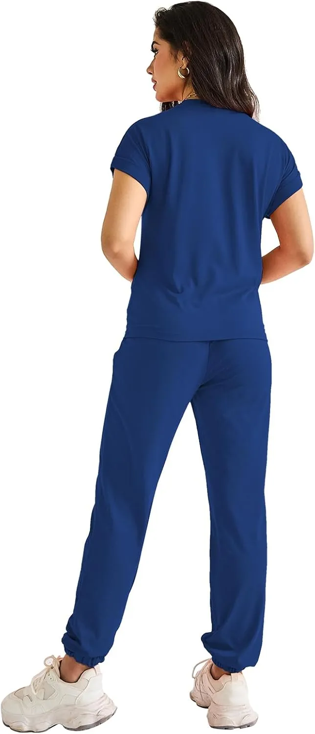 2 Piece Lounge Sets for Women - Casual Loungewear Tracksuit Sets with Pockets Breathable Outfit Lounge Clothes
