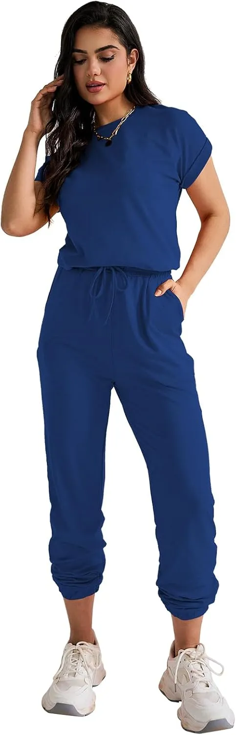 2 Piece Lounge Sets for Women - Casual Loungewear Tracksuit Sets with Pockets Breathable Outfit Lounge Clothes