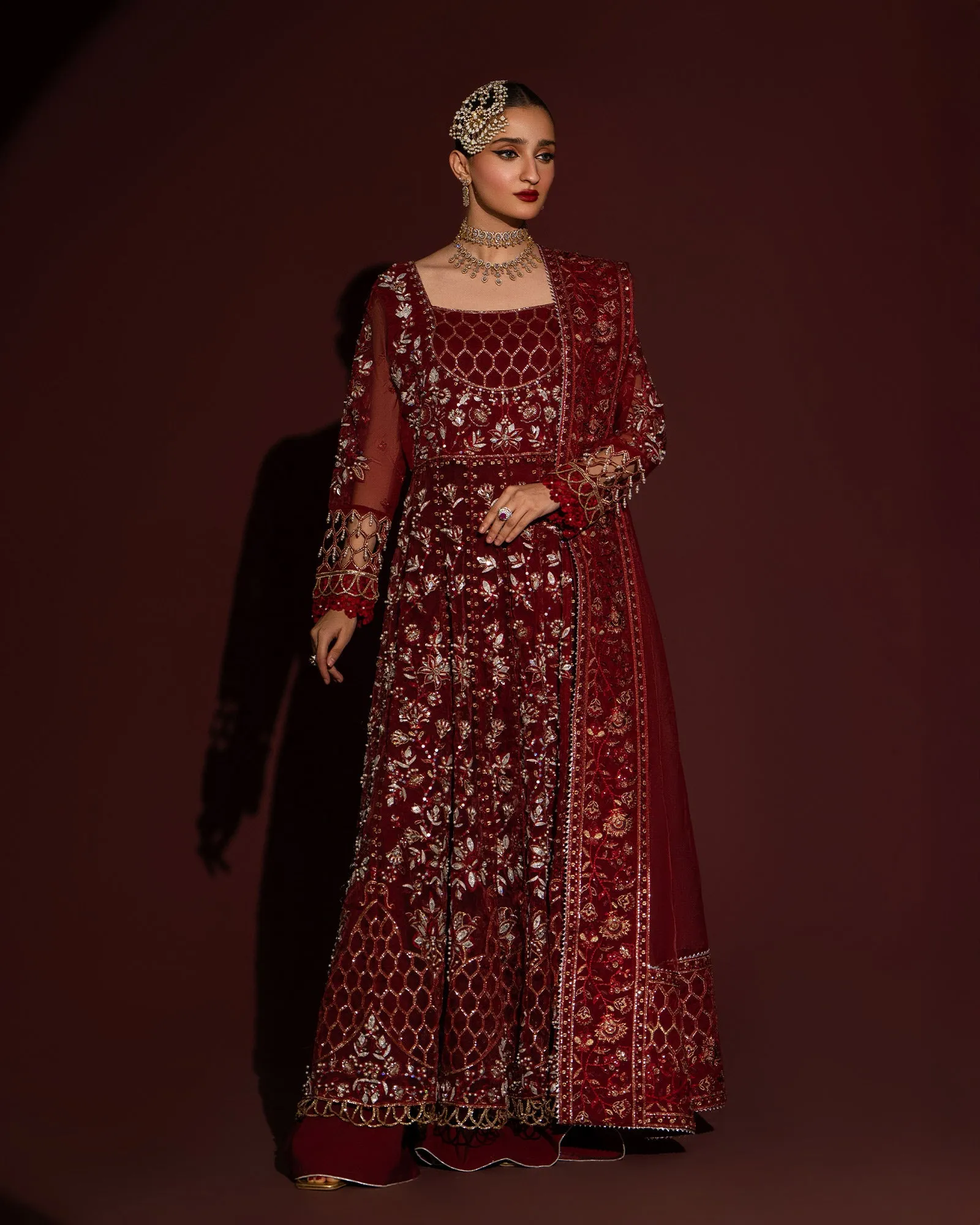 3-Piece Ready-to-Wear Organza Maxi | 421-AR-ORZ