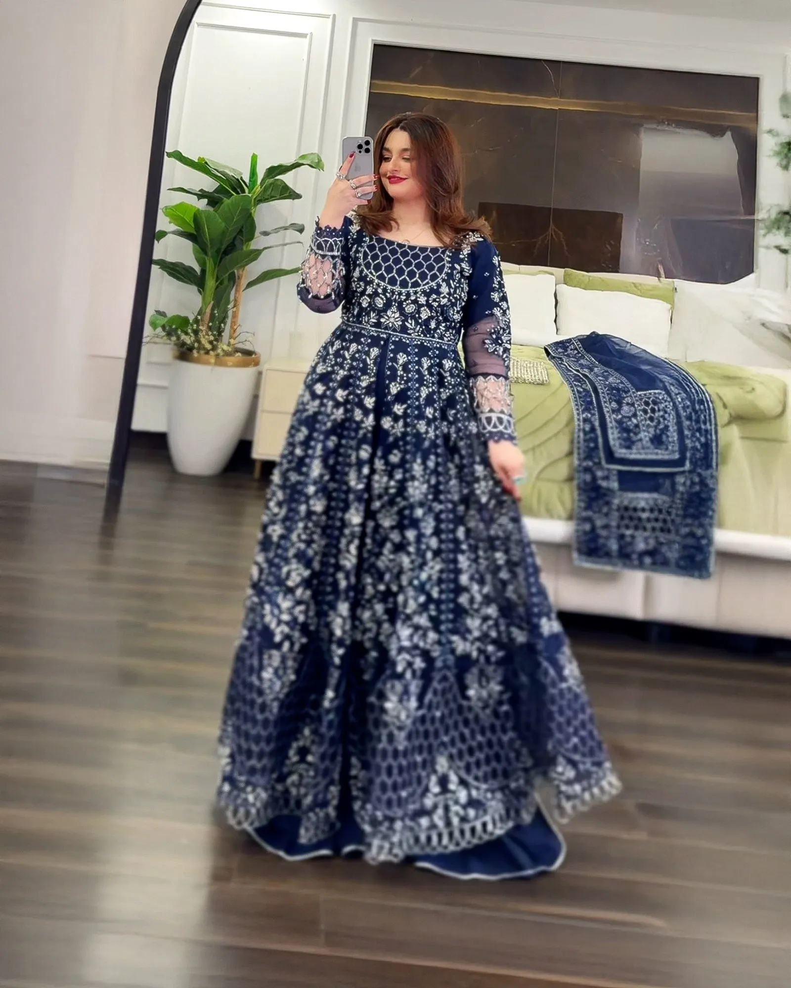 3-Piece Ready-to-Wear Organza Maxi | 421-AR-ORZ