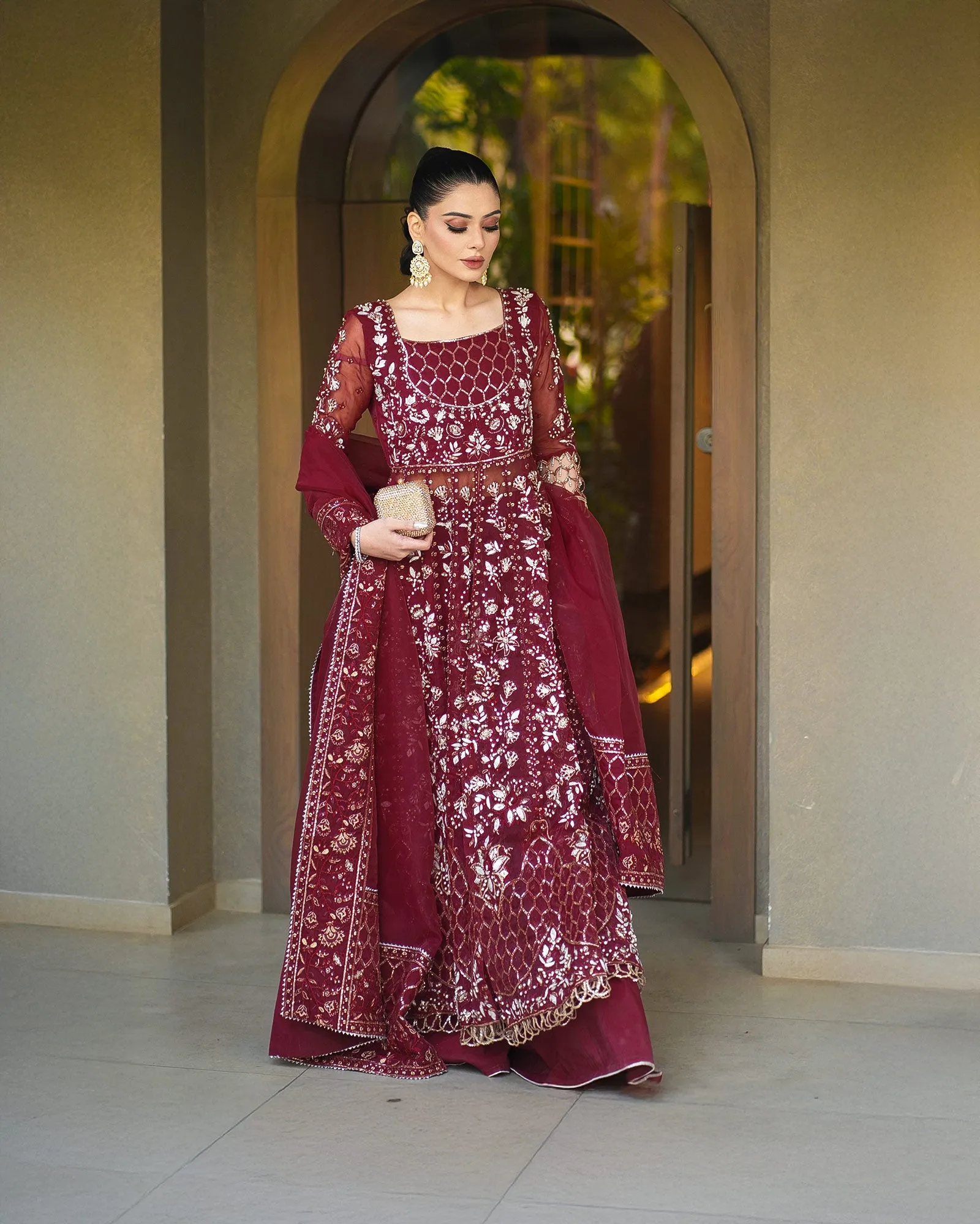 3-Piece Ready-to-Wear Organza Maxi | 421-AR-ORZ
