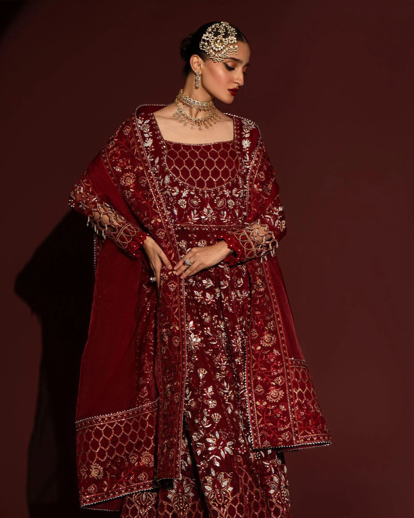 3-Piece Ready-to-Wear Organza Maxi | 421-AR-ORZ