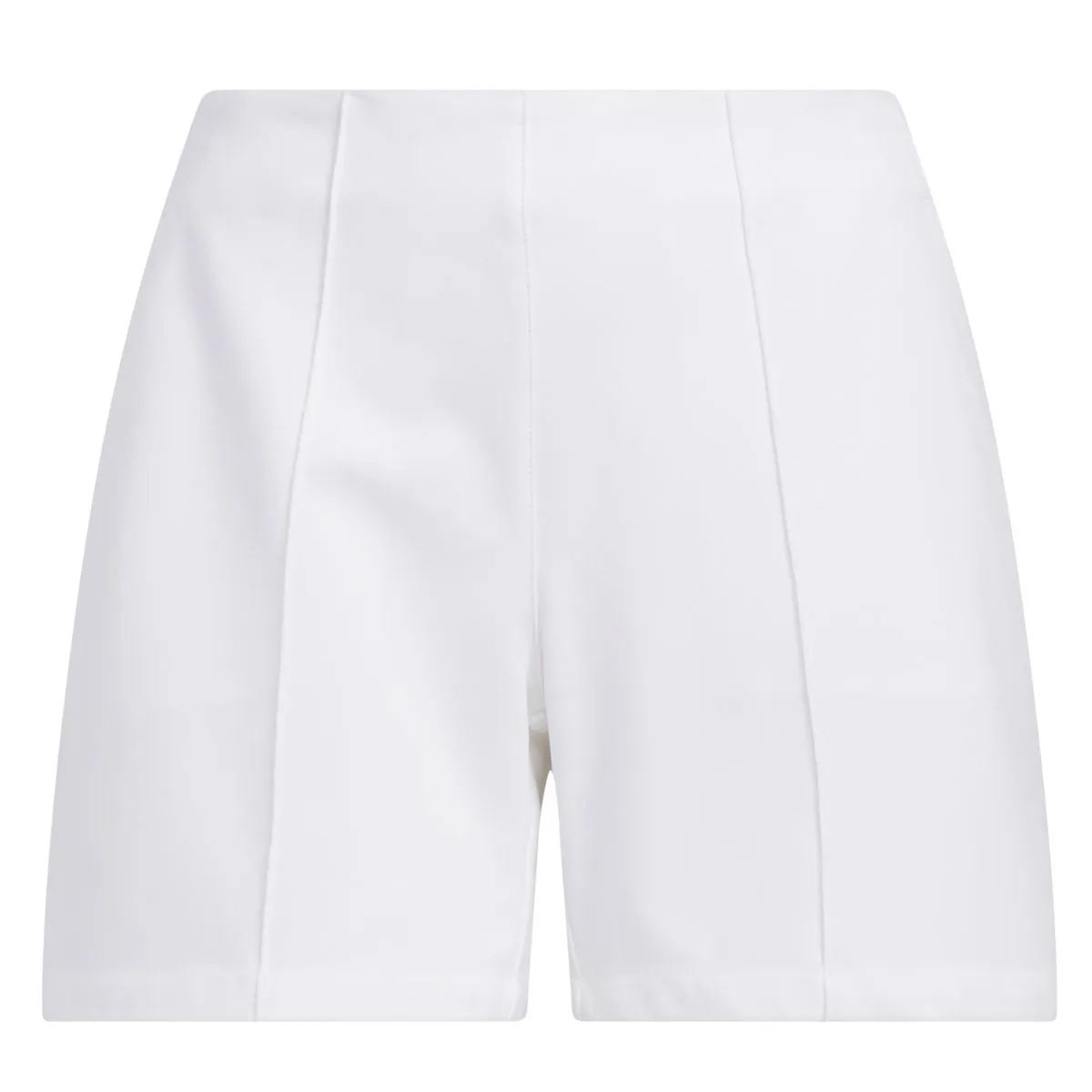 adidas Pintuck 5-Inch Pull-On Golf Shorts - Womens - White