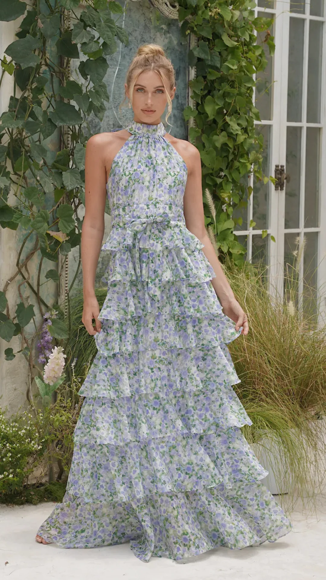 Angel maxi dress (halterneck)