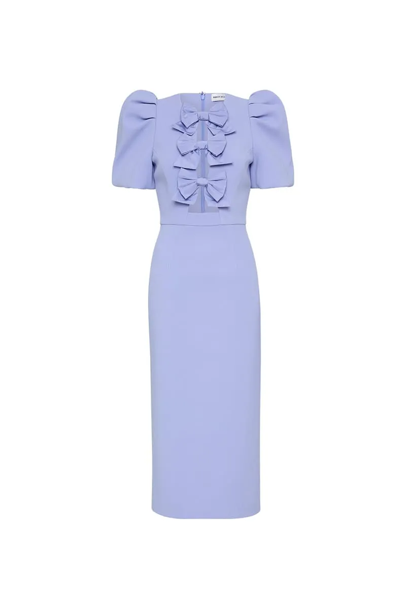 Annabelle Puff Sleeve Midi Dress