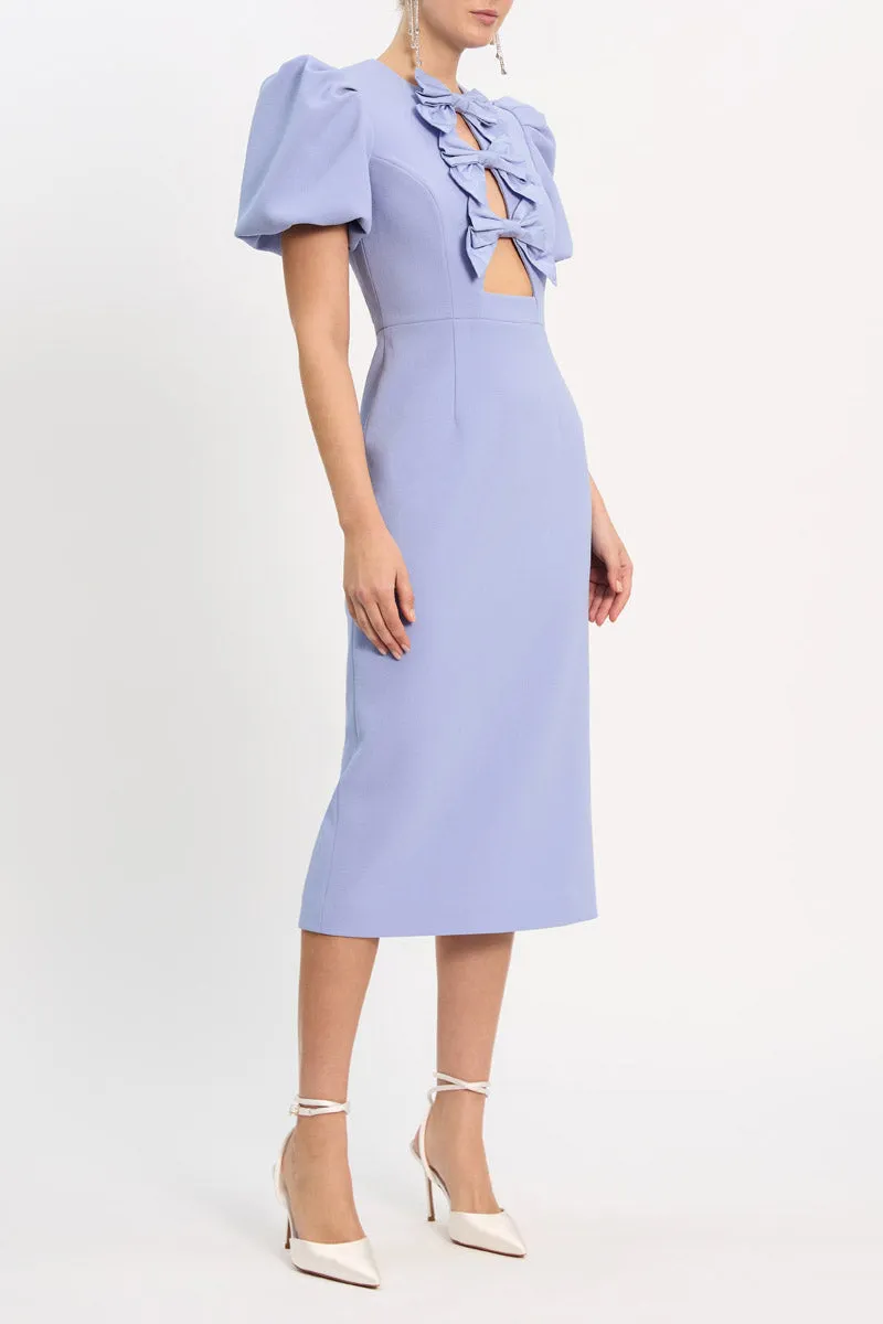Annabelle Puff Sleeve Midi Dress