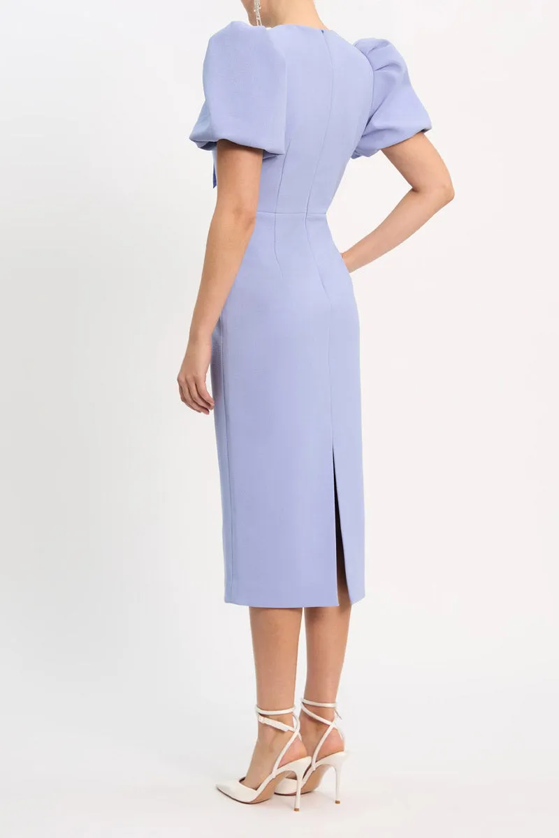 Annabelle Puff Sleeve Midi Dress