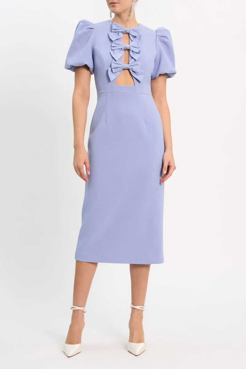 Annabelle Puff Sleeve Midi Dress