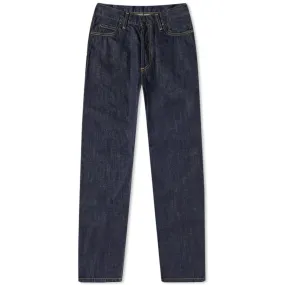 Carhartt Wip Marlow Relaxed Straight Jeans in Blue Rinsed