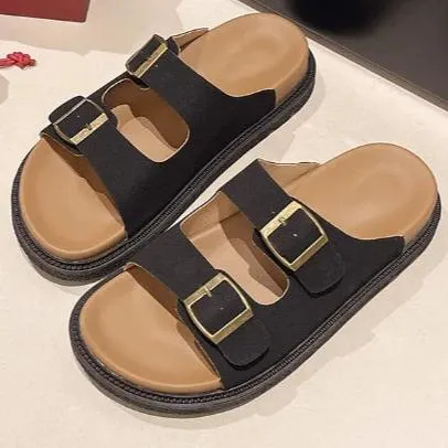 Cecilia - Trendy Thick Bottom Slip-On Sandals for Women