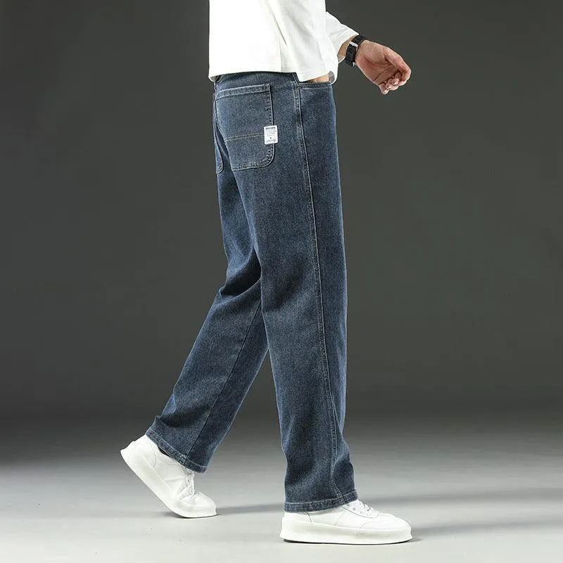 Fashion Stretch Business All Match Casual Long Jeans – Versatile and Comfortable Denim for Youth