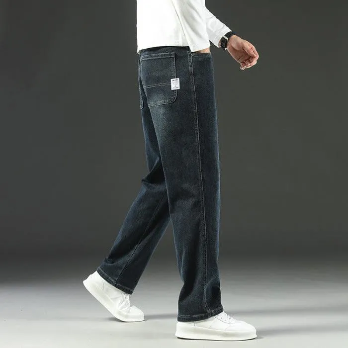 Fashion Stretch Business All Match Casual Long Jeans – Versatile and Comfortable Denim for Youth