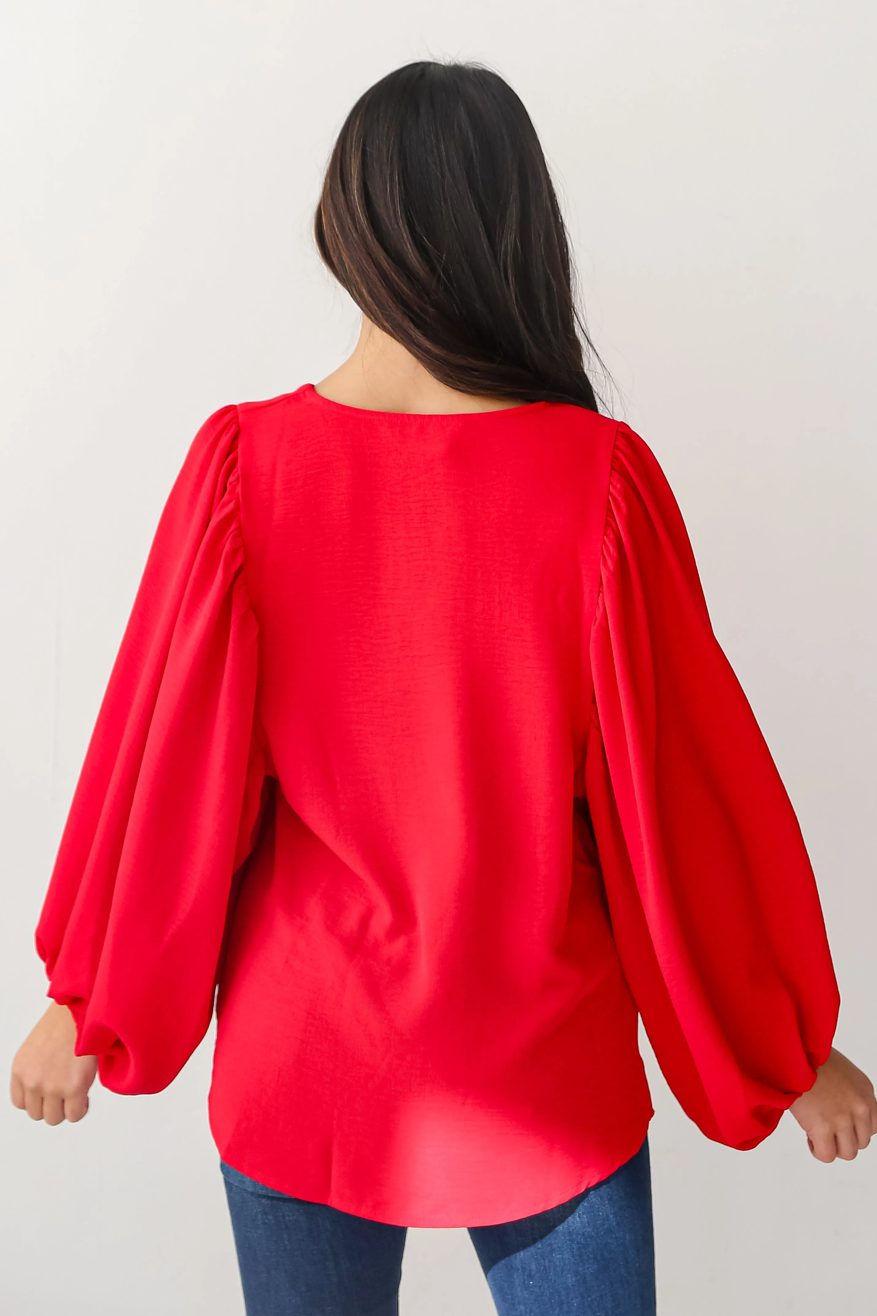 FINAL SALE - Hadley Balloon Sleeve Blouse