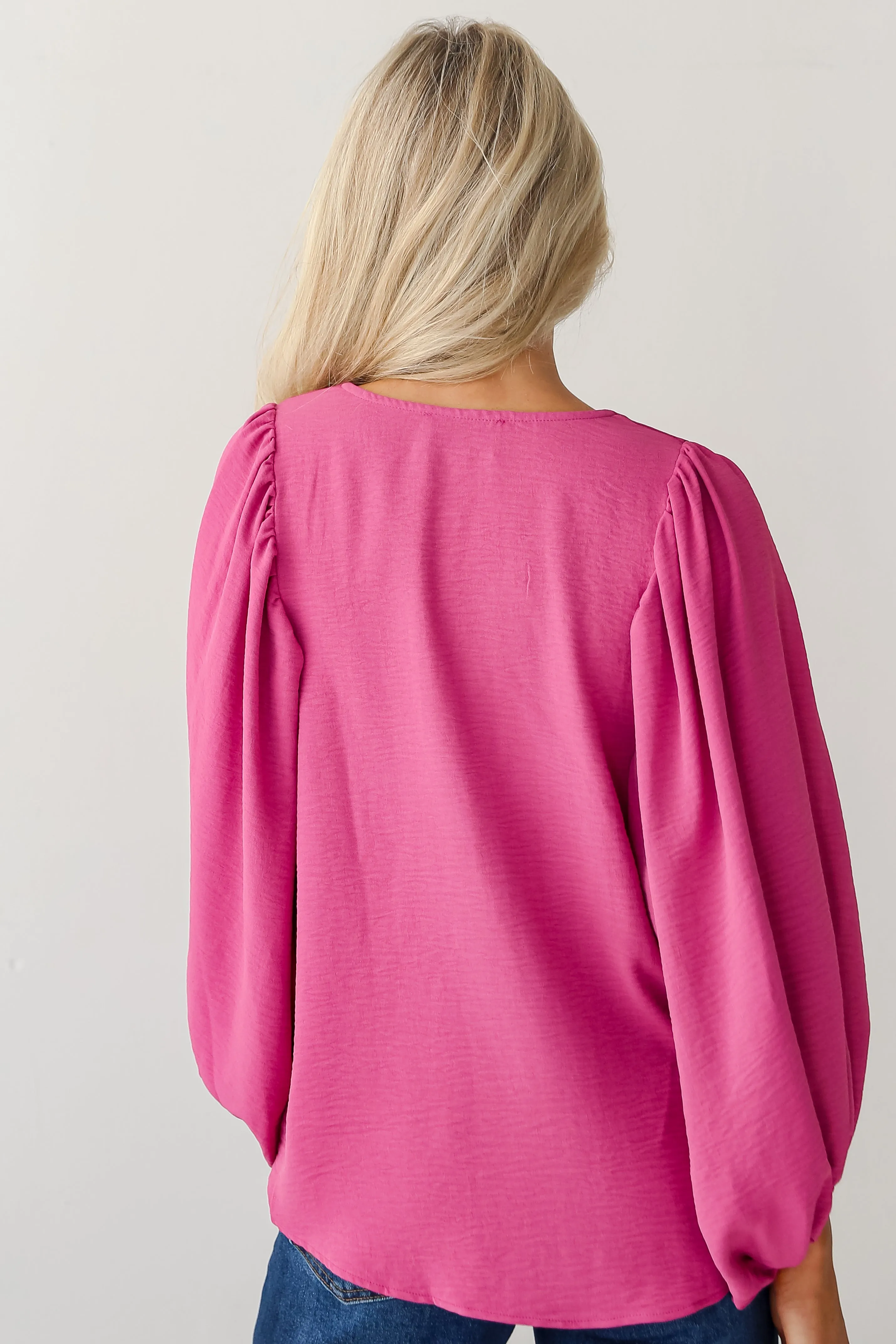 FINAL SALE - Hadley Balloon Sleeve Blouse