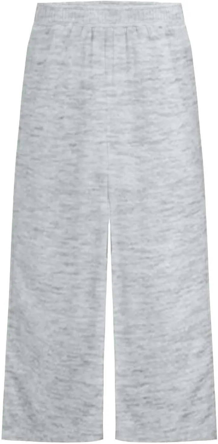 Girls Wide Leg Sweatpants Comfortable Loose Fit with Elastic Waist for Casual Chino Wear