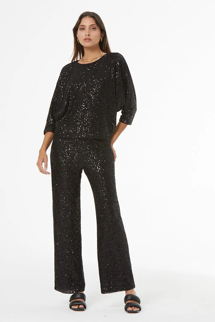 Glimmer Top // Black