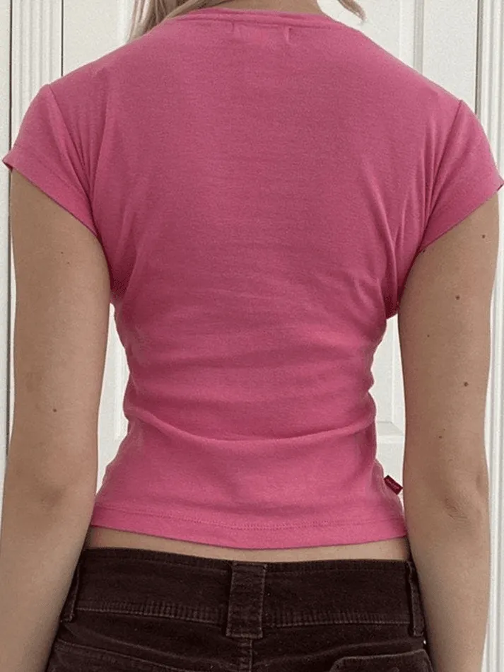 Joskaa Vintage Acanthus Logo-Print Baby Tee