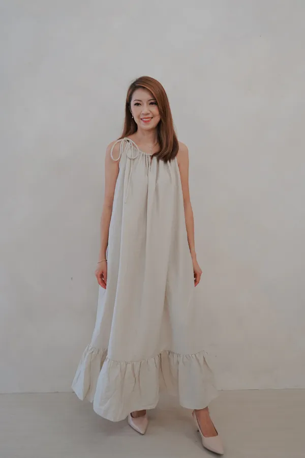 Kinship Halter Maxi Dress - Soft Sand