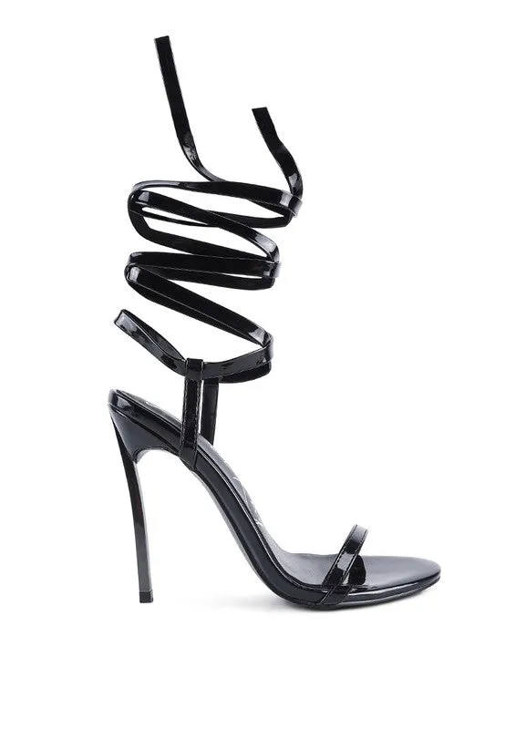 London Rag Smacker Stiletto Lace Up Sandal