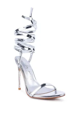 London Rag Smacker Stiletto Lace Up Sandal