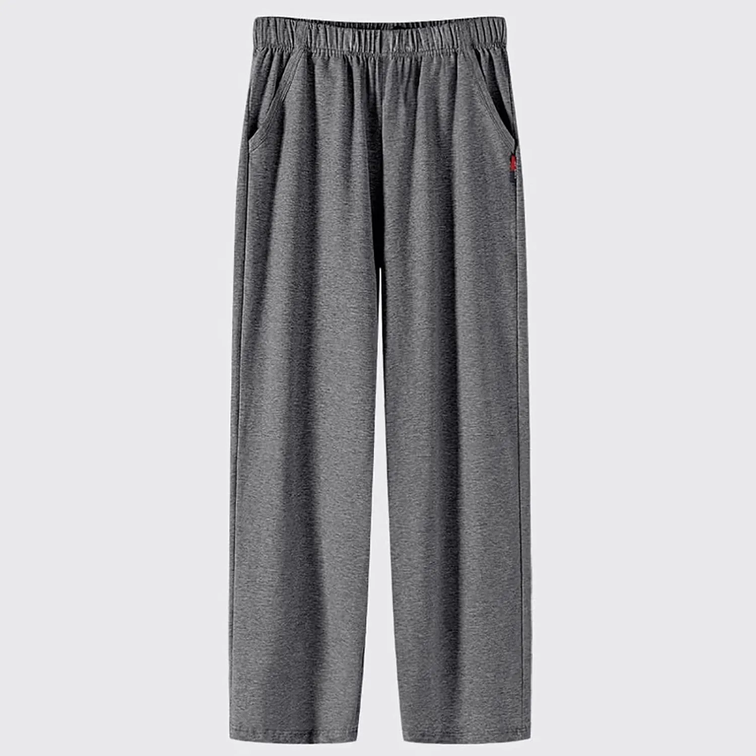 Men's Baggy Wide Leg Pants Summer Elastic Waist Trendy Comfortable Soft Fit Elasticity Comfy Fashion Trousers