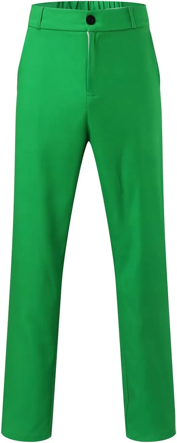 Men's Slim Leg Pants Summer Elastic Waist Fit Comfortable Soft Fit Sport Clothes Comfy Fashion Trendy Trousers