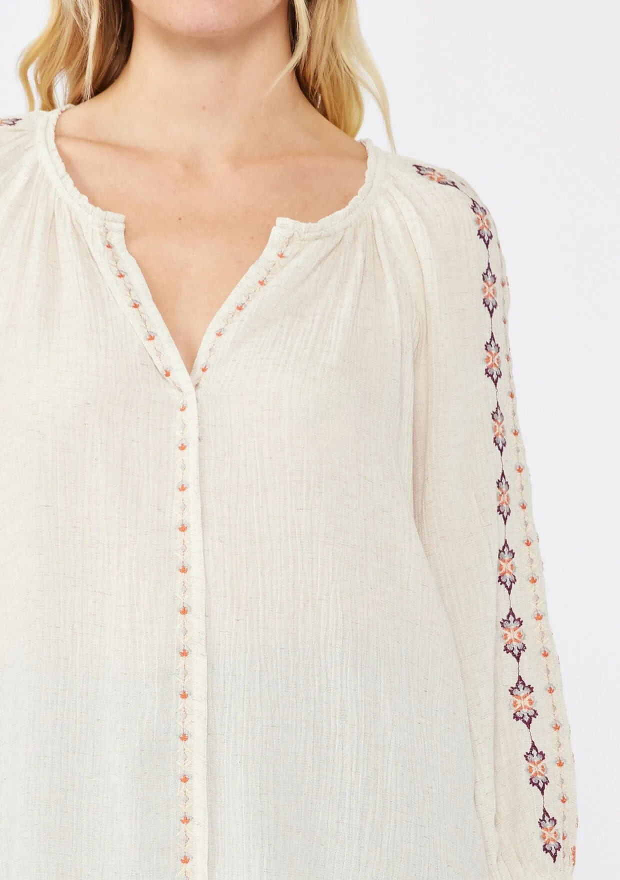 Nessie Embroidered Blouse