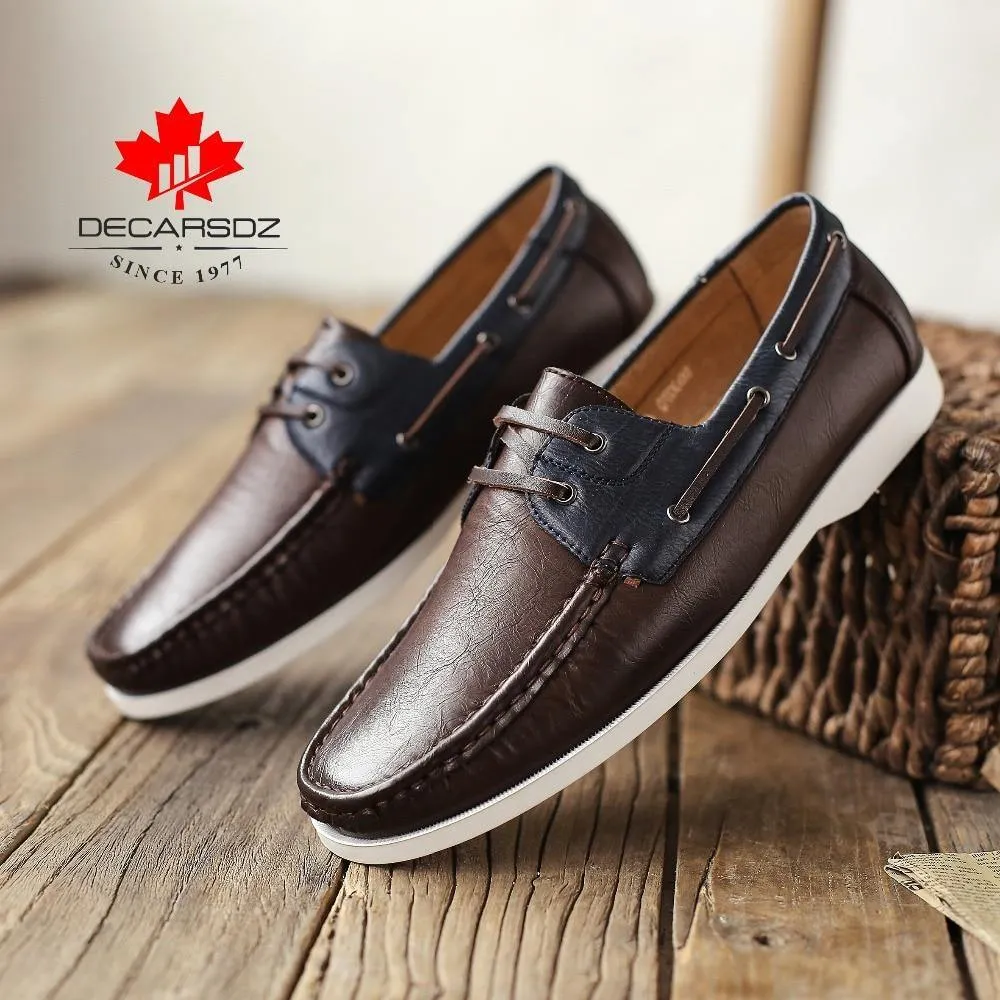 New Comfy Men Loafers Leather Footwear Casual Shoes