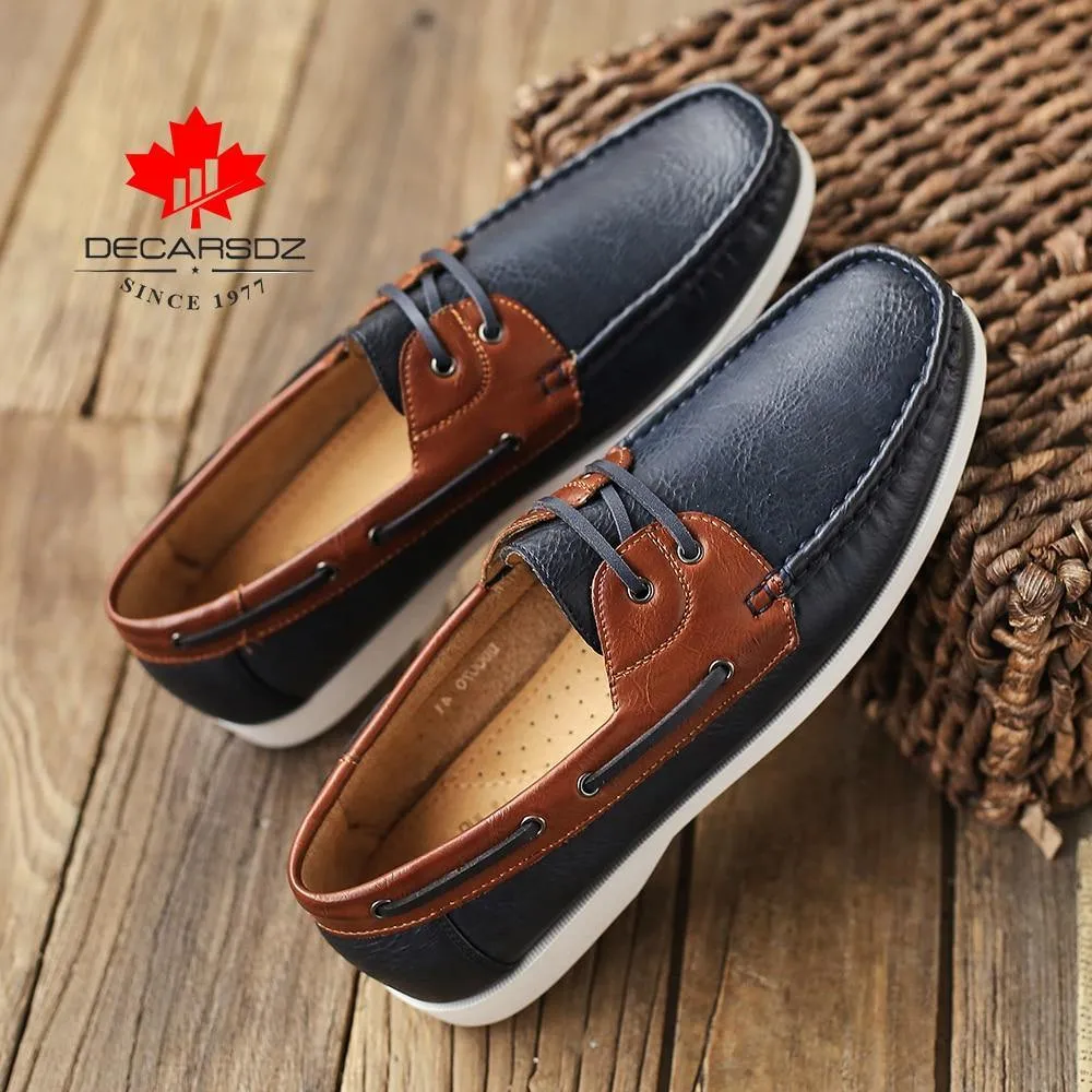 New Comfy Men Loafers Leather Footwear Casual Shoes