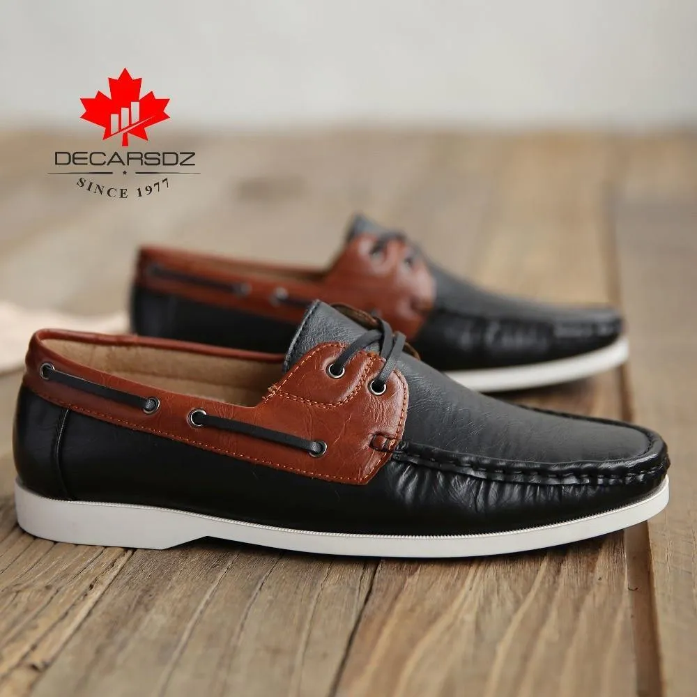 New Comfy Men Loafers Leather Footwear Casual Shoes