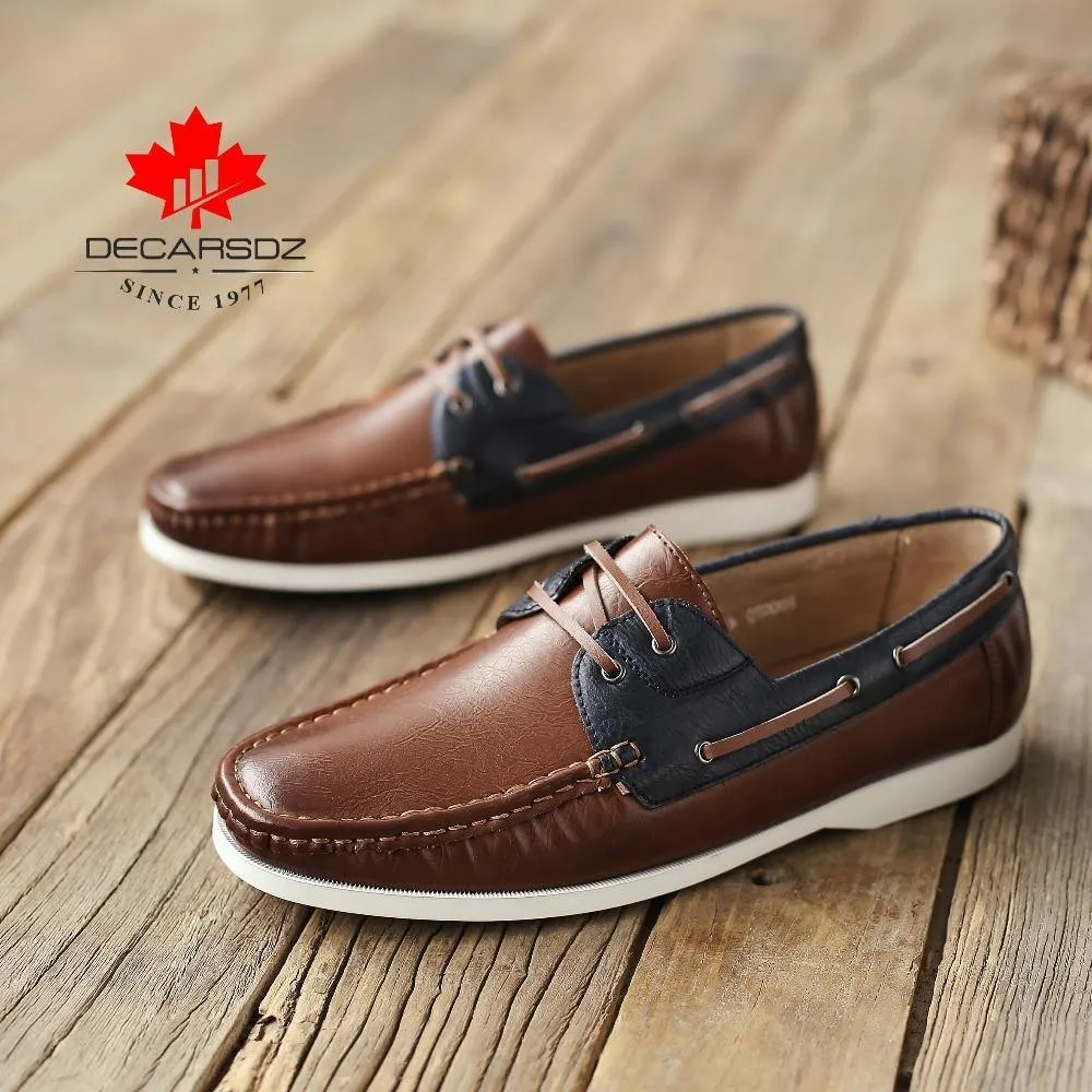 New Comfy Men Loafers Leather Footwear Casual Shoes
