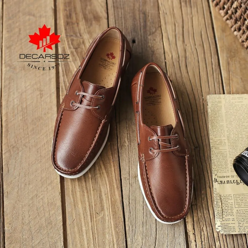 New Comfy Men Loafers Leather Footwear Casual Shoes