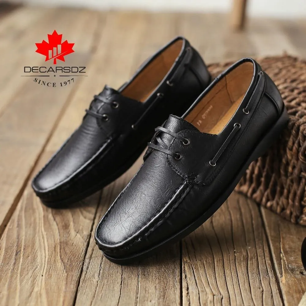 New Comfy Men Loafers Leather Footwear Casual Shoes