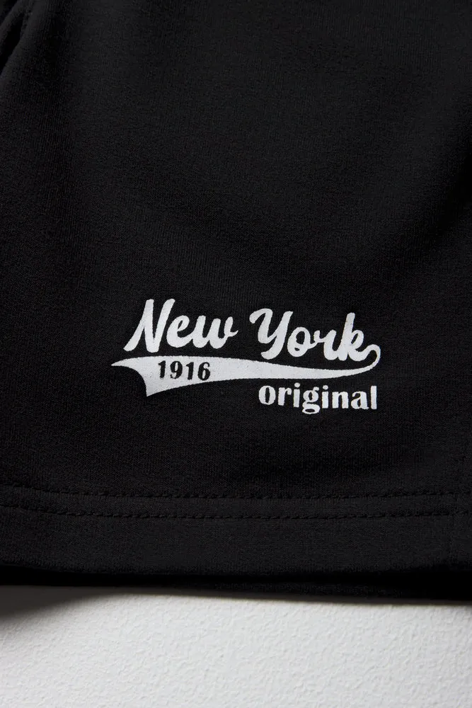 New York Shorts Black