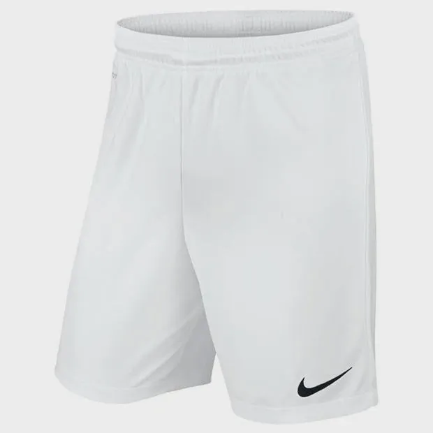 Nike Mens Park Shorts- White