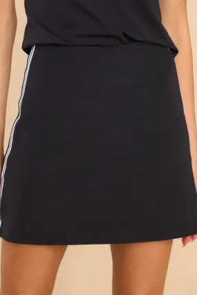 On The Court Black Skort