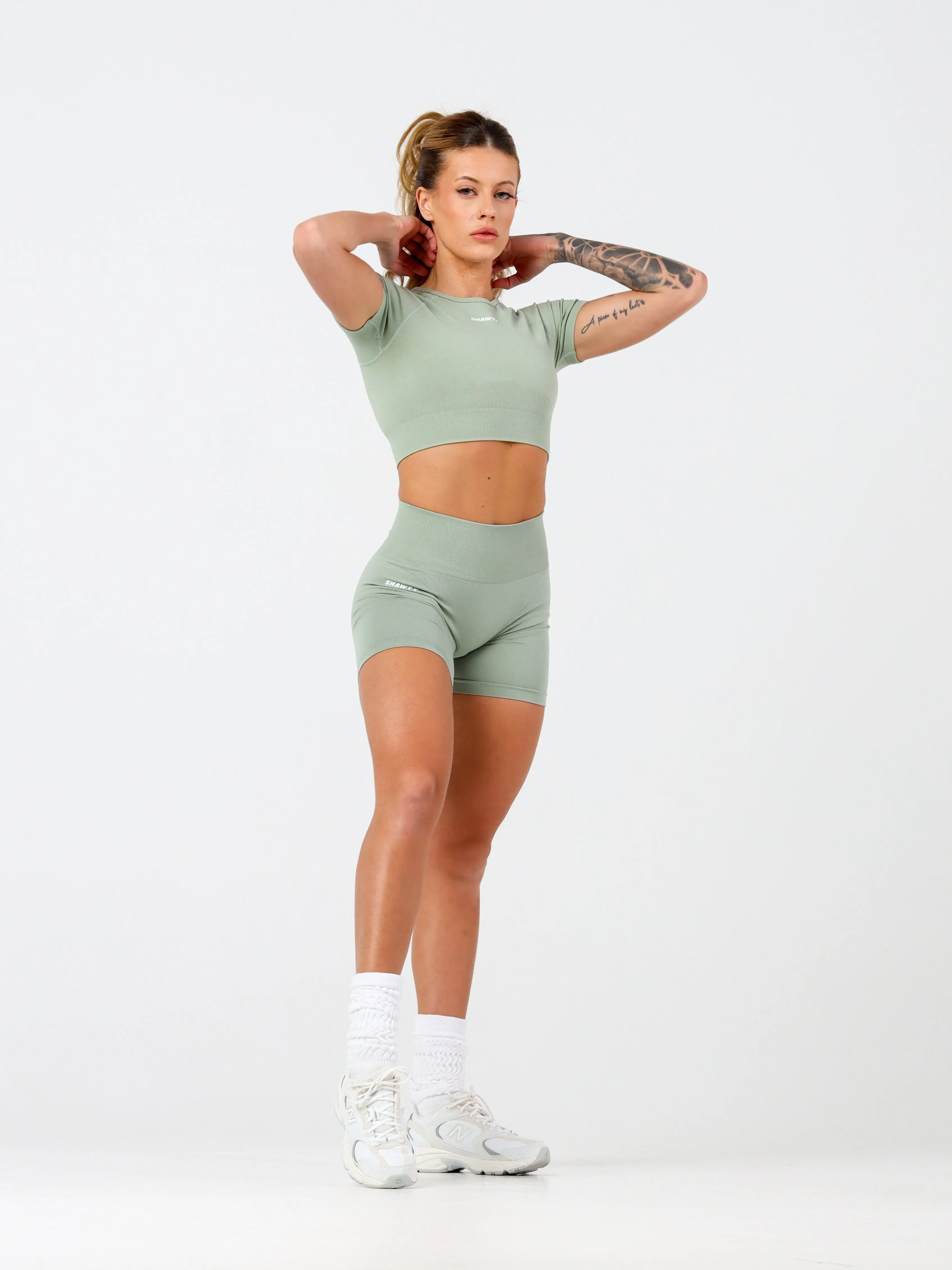 Plain Seamless Shorts