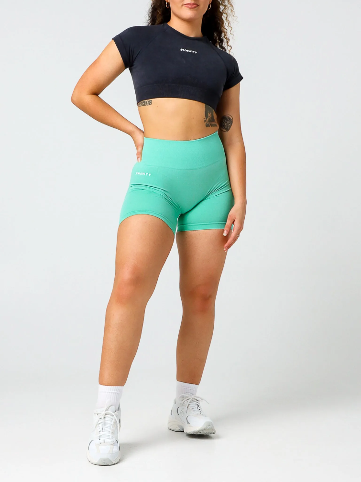 Plain Seamless Shorts