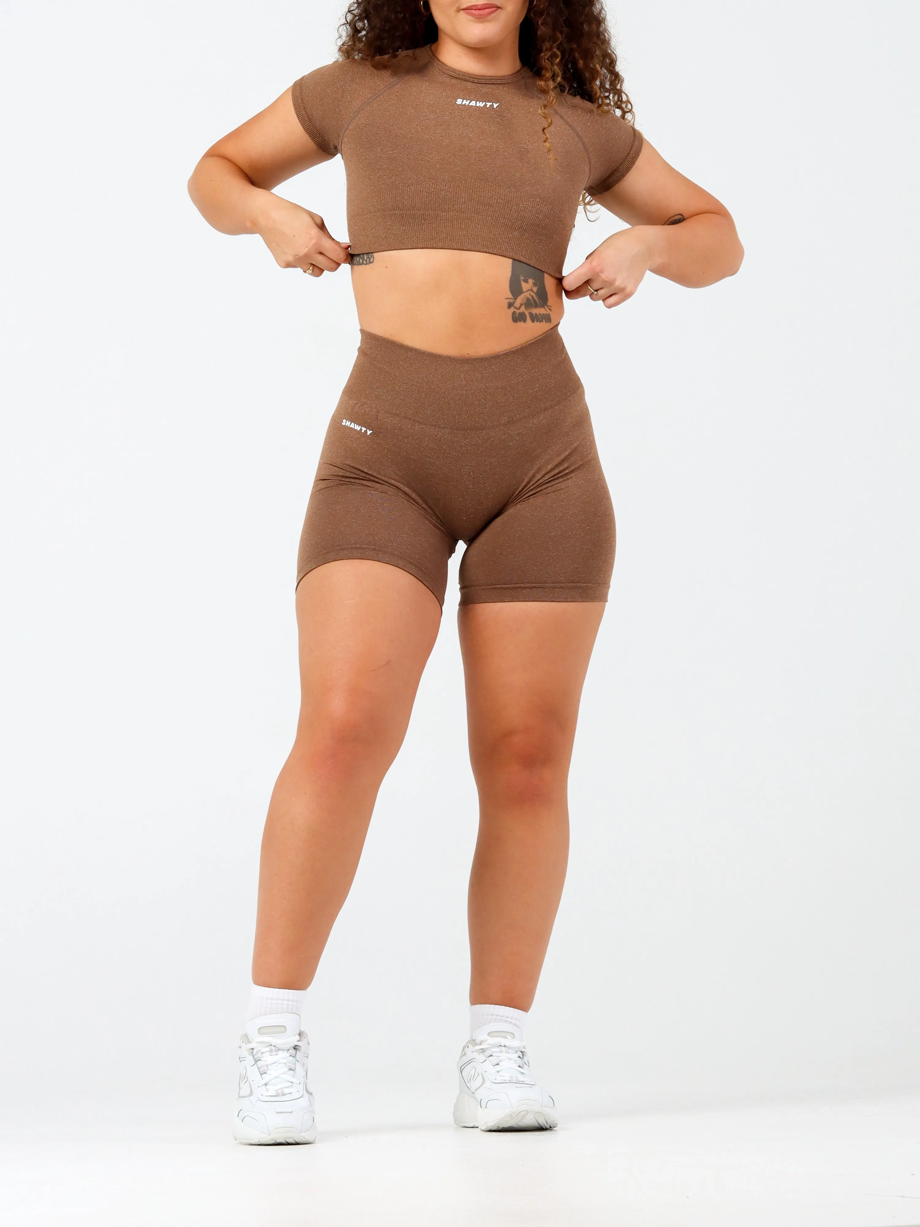 Plain Seamless Shorts