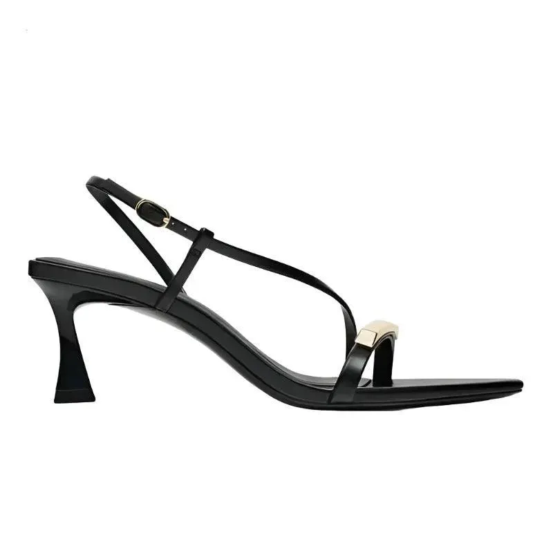 Sandals Women Sandals Black High-Heeled Shoe