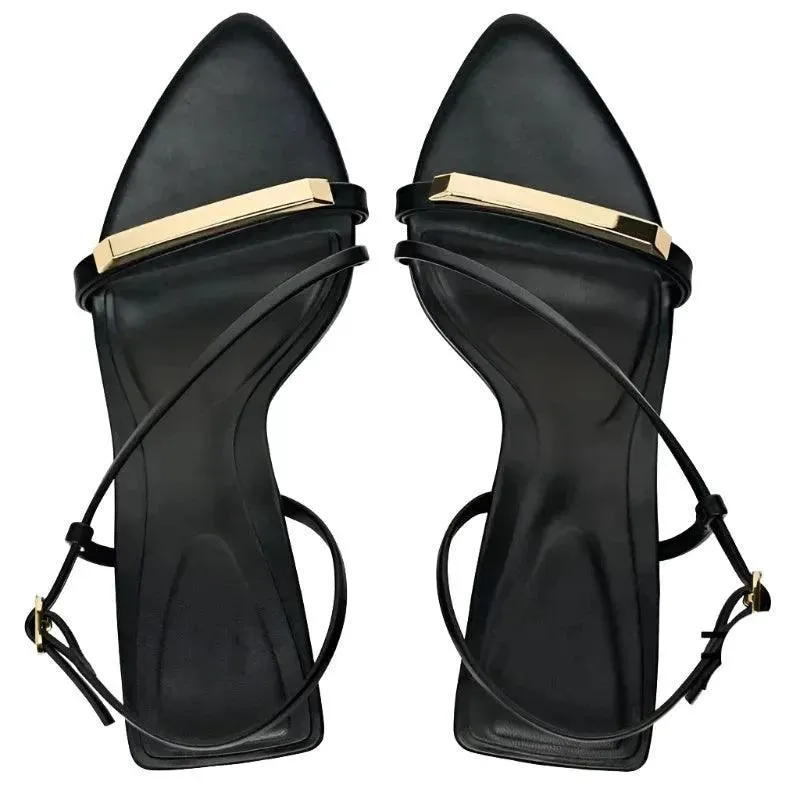 Sandals Women Sandals Black High-Heeled Shoe