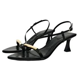 Sandals Women Sandals Black High-Heeled Shoe