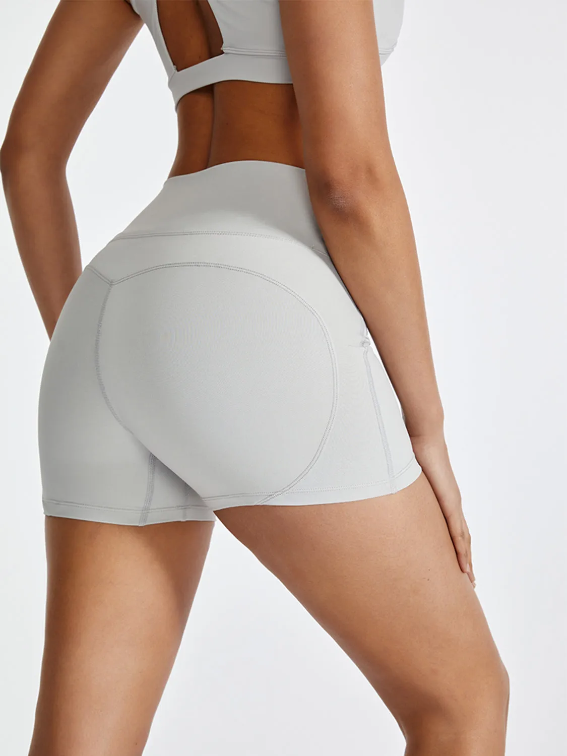 Shoreline Boutique High Waist Stretchy Active Shorts