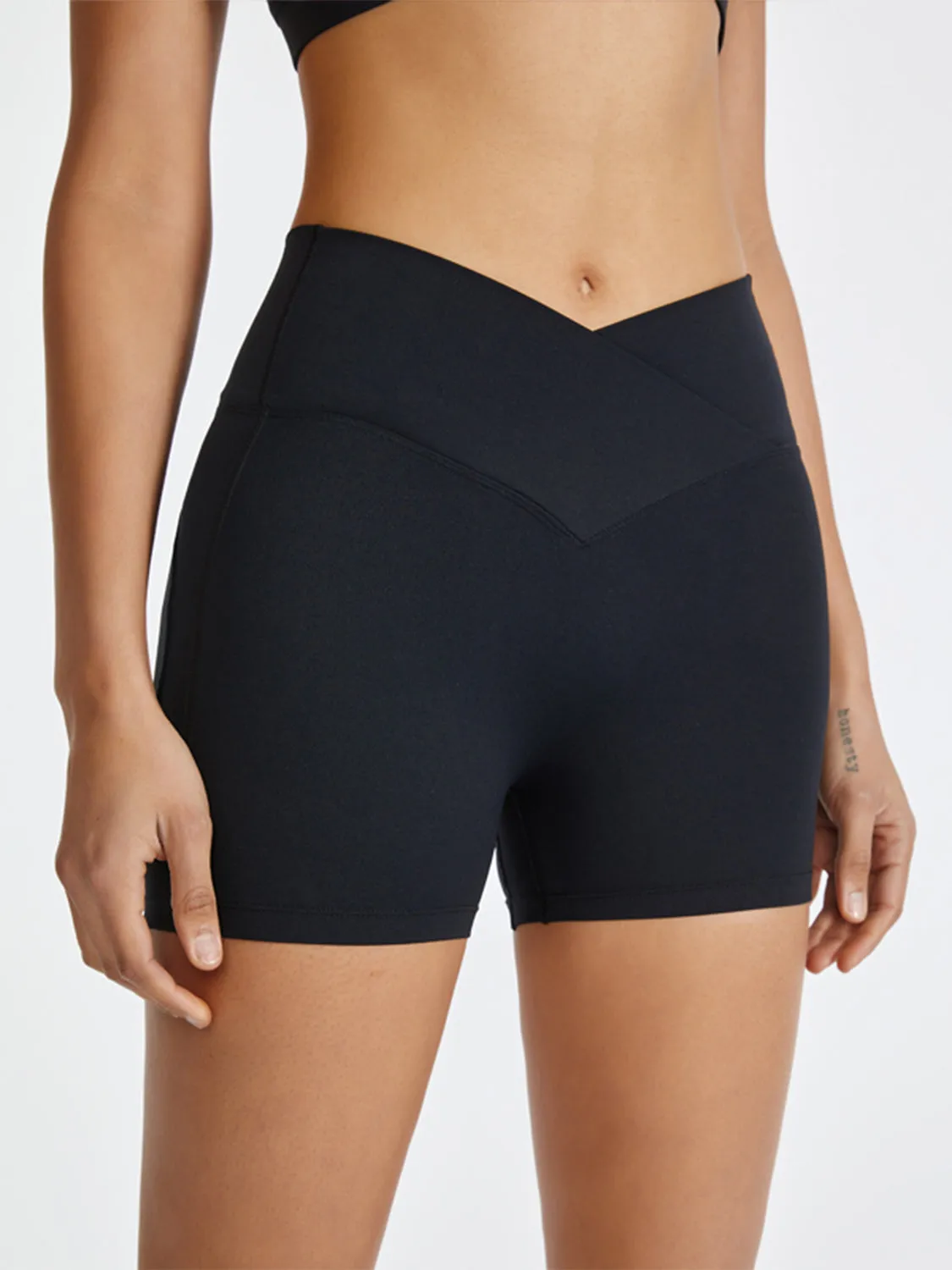 Shoreline Boutique High Waist Stretchy Active Shorts