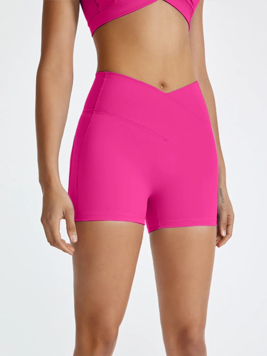 Shoreline Boutique High Waist Stretchy Active Shorts
