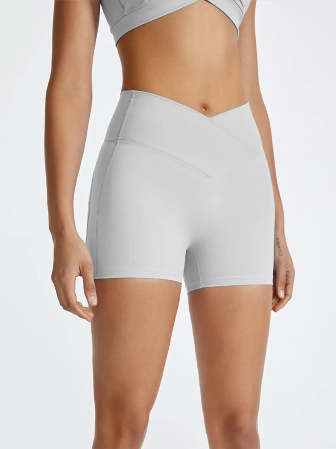 Shoreline Boutique High Waist Stretchy Active Shorts