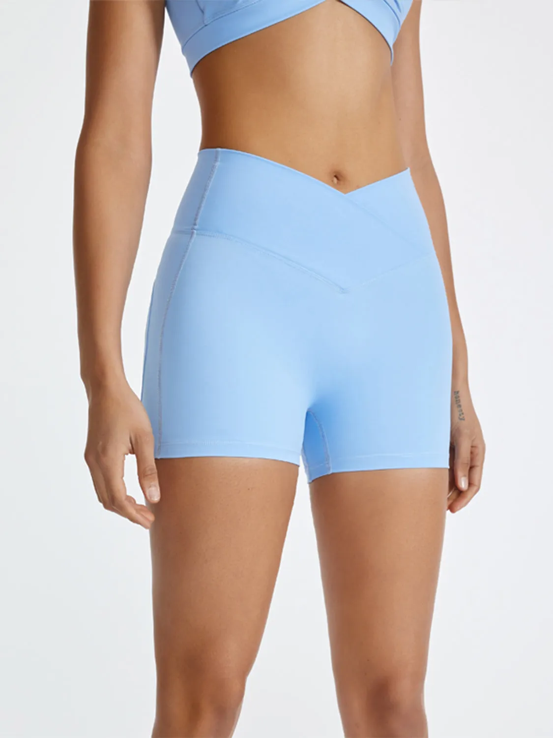 Shoreline Boutique High Waist Stretchy Active Shorts