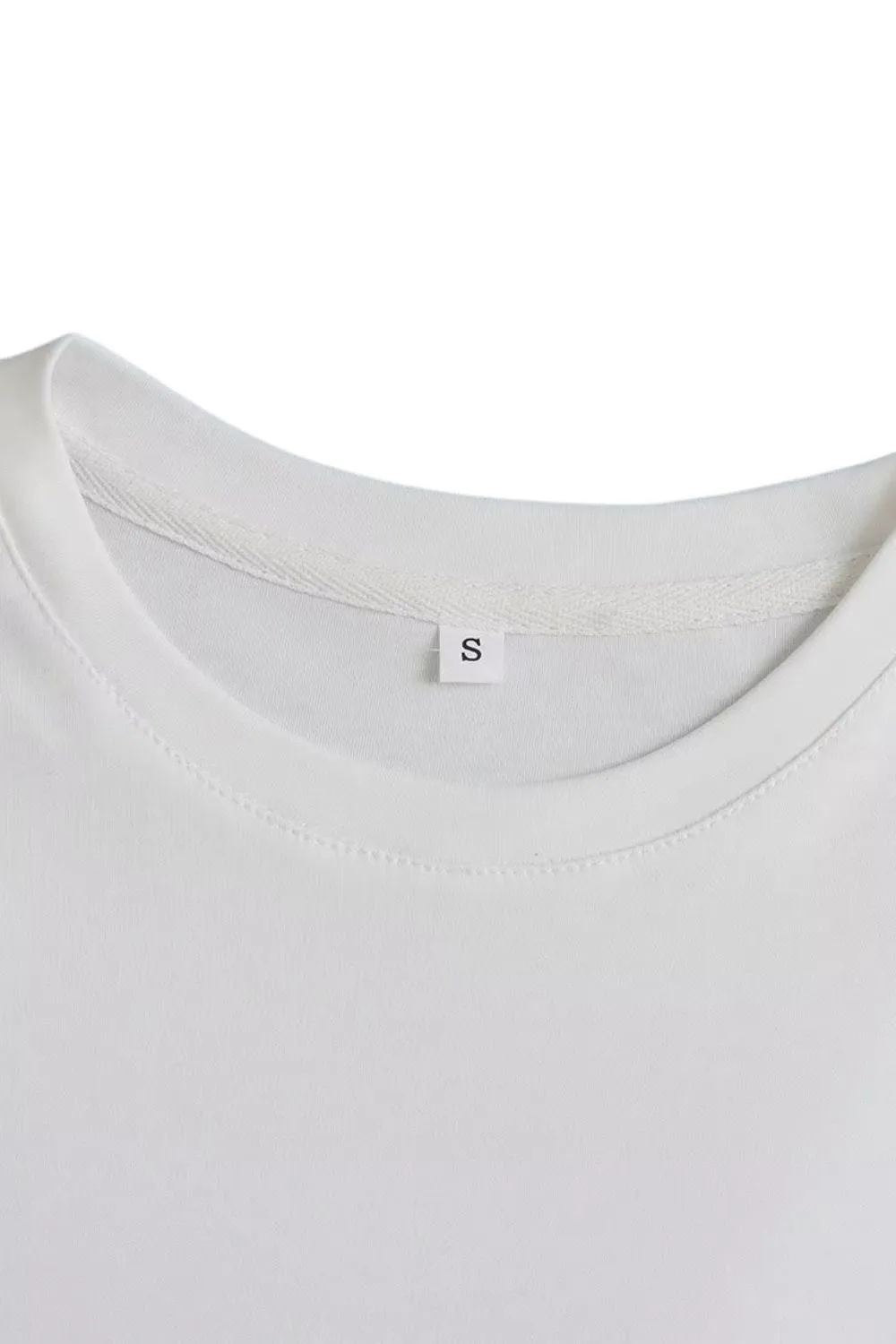 'Sofiya' Shoulder-Padded Relaxed Fit Tee