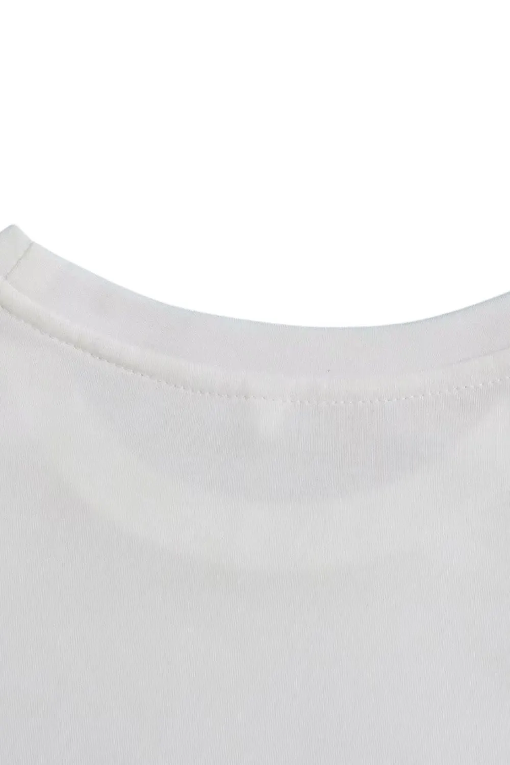 'Sofiya' Shoulder-Padded Relaxed Fit Tee
