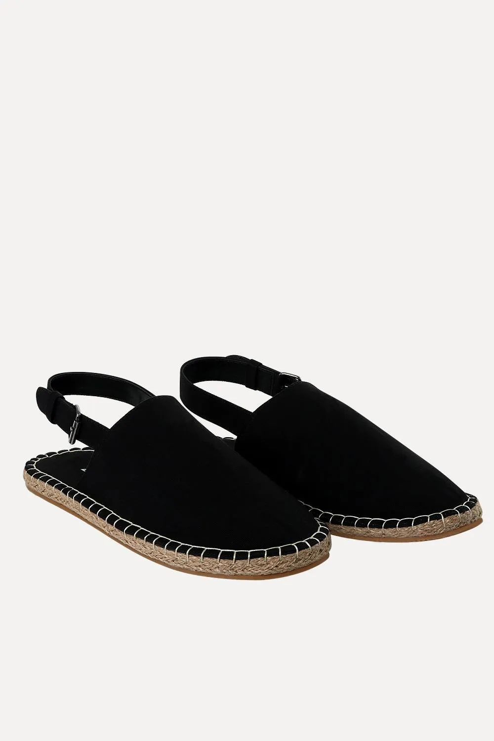 Strap Black Sandal Espadrilles